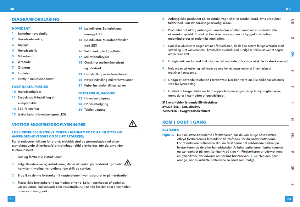 Plantronics S12 User Manual | Page 12 / 47