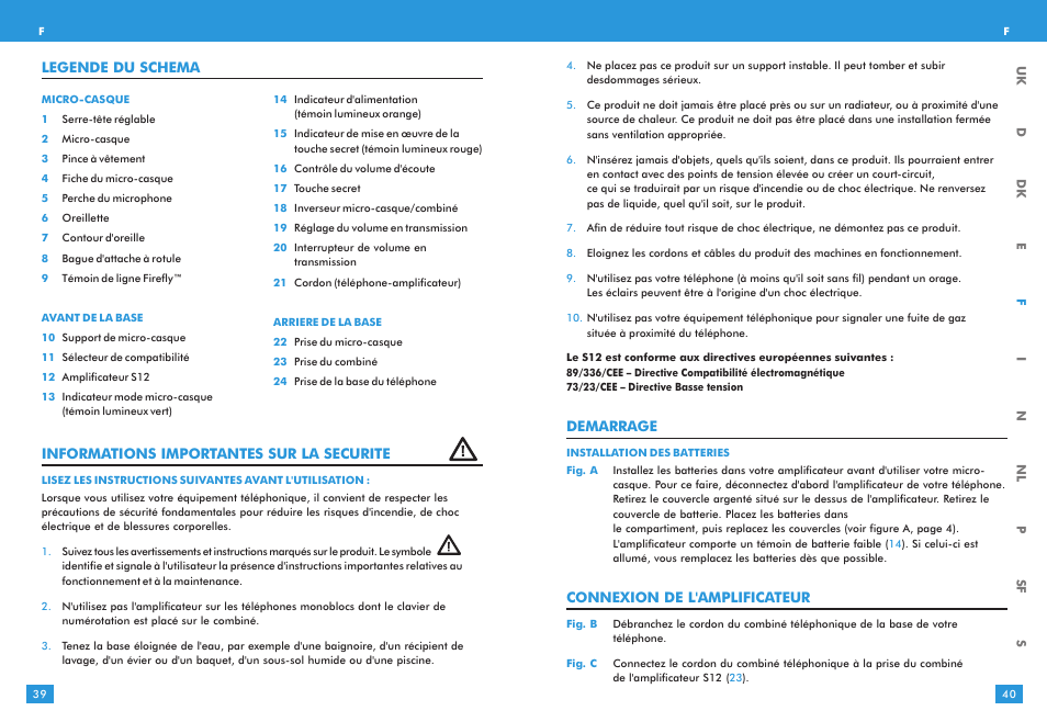 Plantronics S12 User Manual | Page 20 / 47