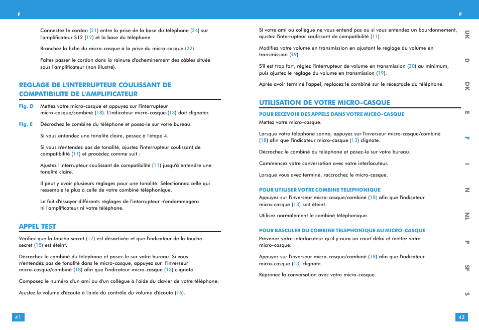 Plantronics S12 User Manual | Page 21 / 47