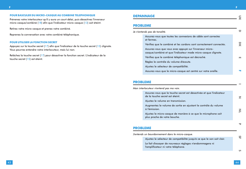 Plantronics S12 User Manual | Page 22 / 47