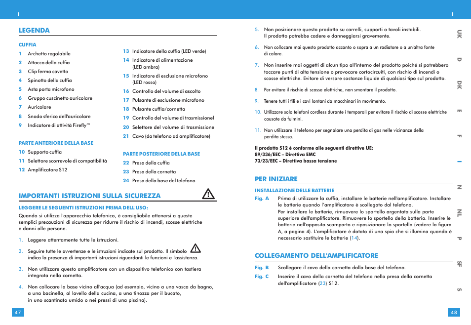 Plantronics S12 User Manual | Page 24 / 47