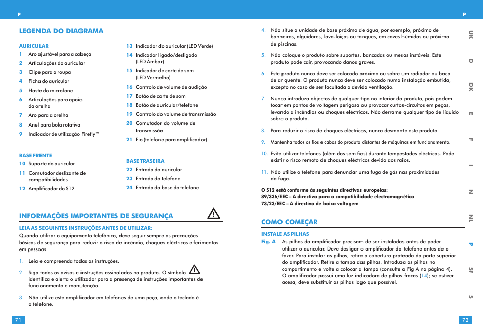 Plantronics S12 User Manual | Page 36 / 47