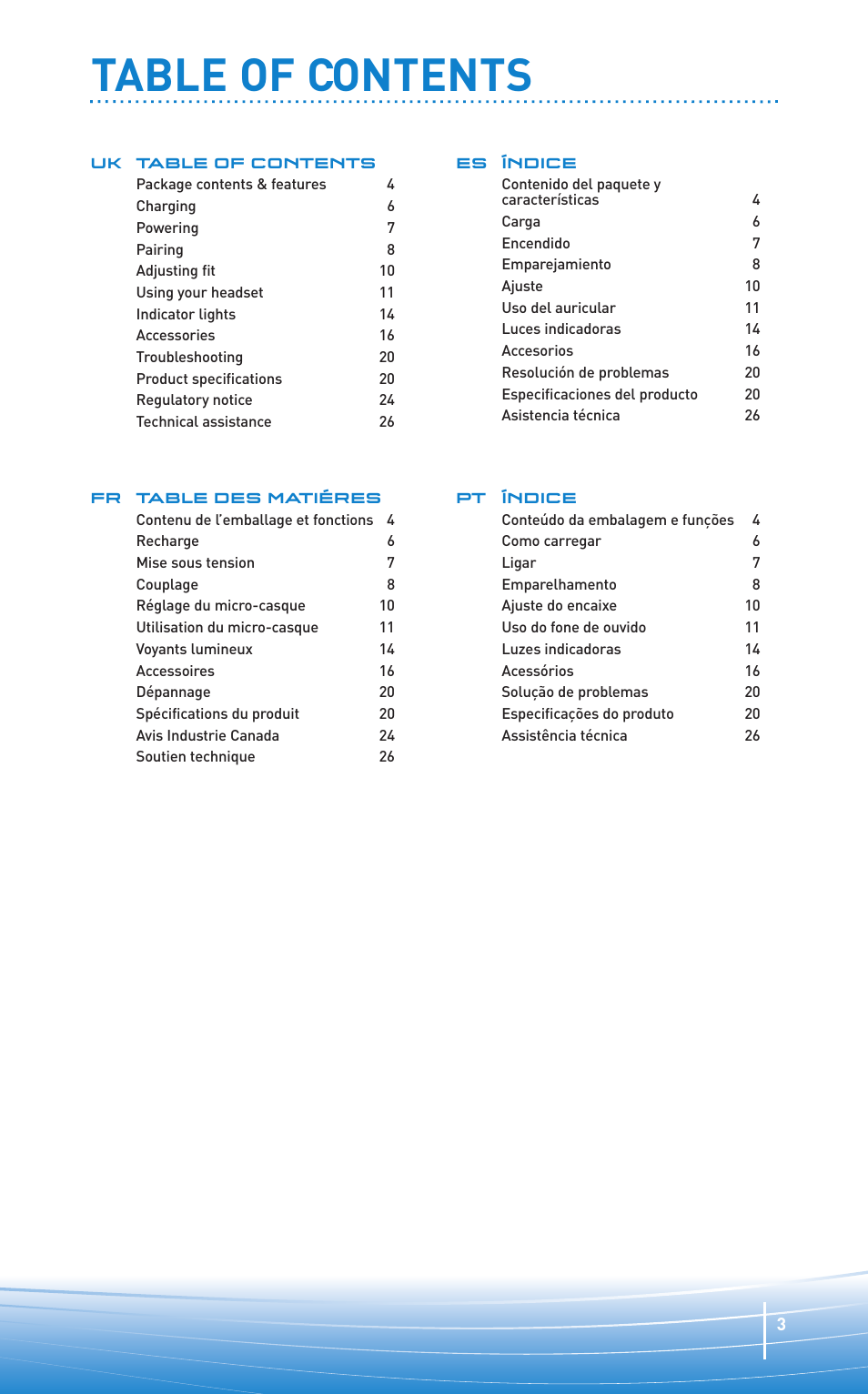 Plantronics Oreillette Bluetooth Explorer 350 de Plantronics User Manual | Page 3 / 28