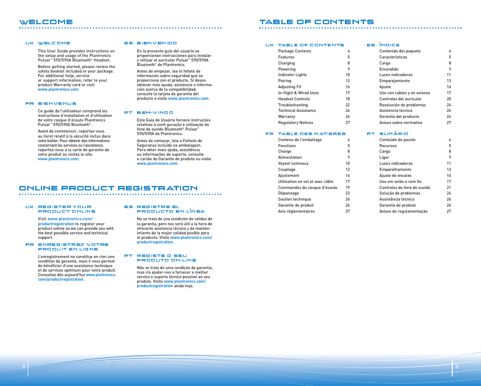Plantronics Micro-casque Bluetooth Pulsar 590A de Plantronics User Manual | Page 2 / 14