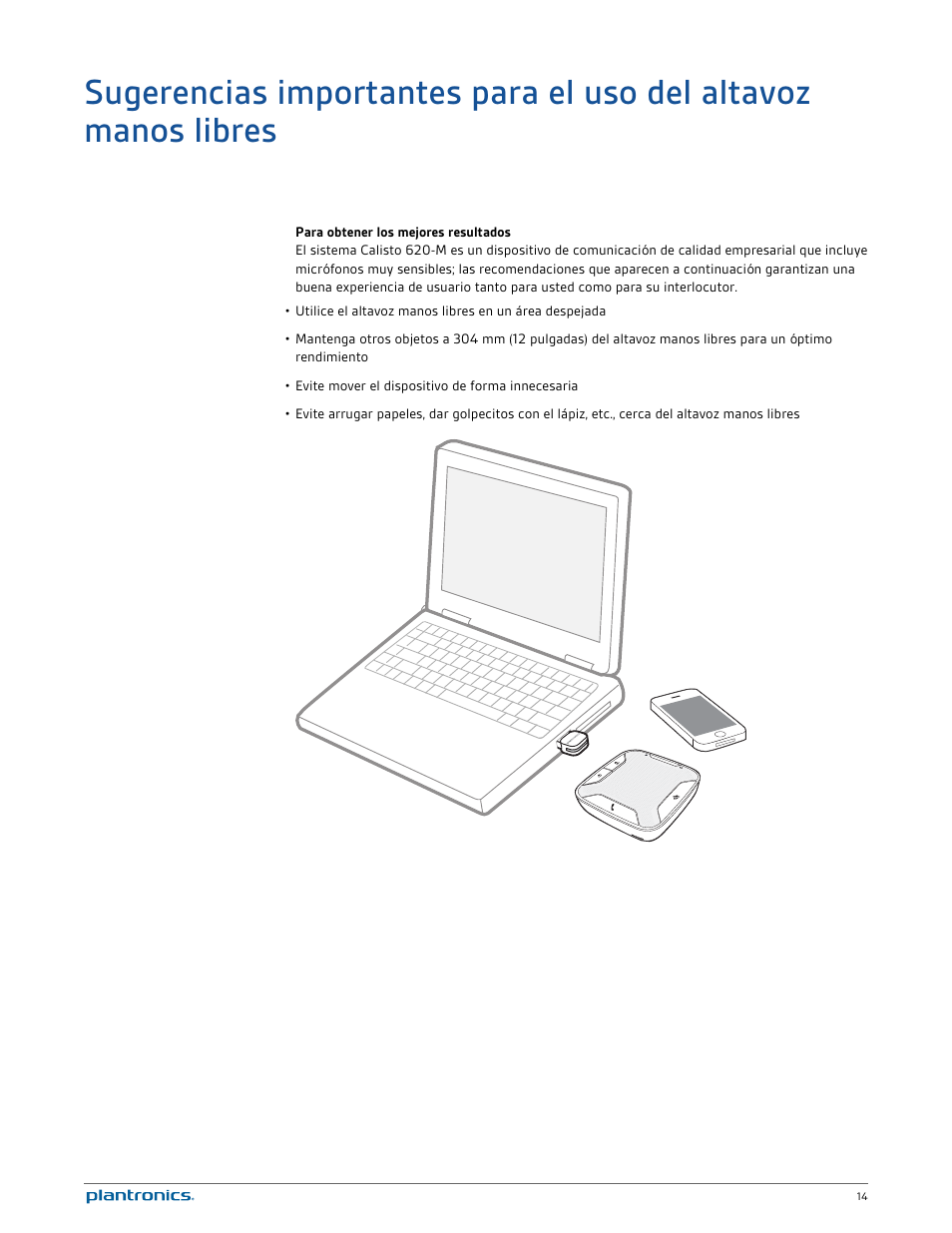 Plantronics Calisto 620-M User Manual | Page 14 / 21