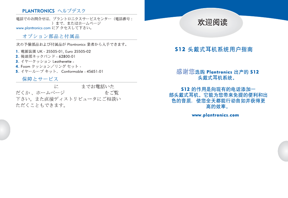 Plantronics S12 User Manual | Page 23 / 28