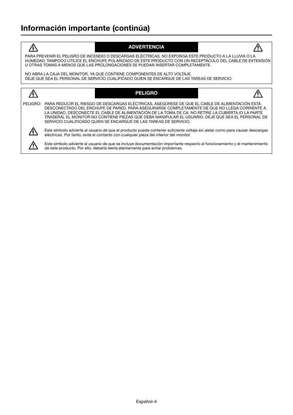 Información importante (continúa) | MITSUBISHI ELECTRIC MDT552S User Manual | Page 140 / 404