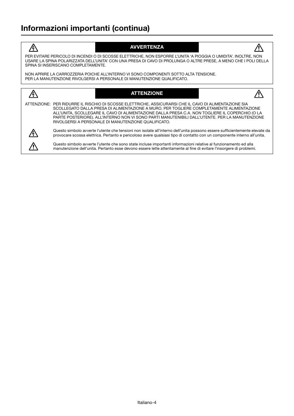 Informazioni importanti (continua) | MITSUBISHI ELECTRIC MDT552S User Manual | Page 272 / 404