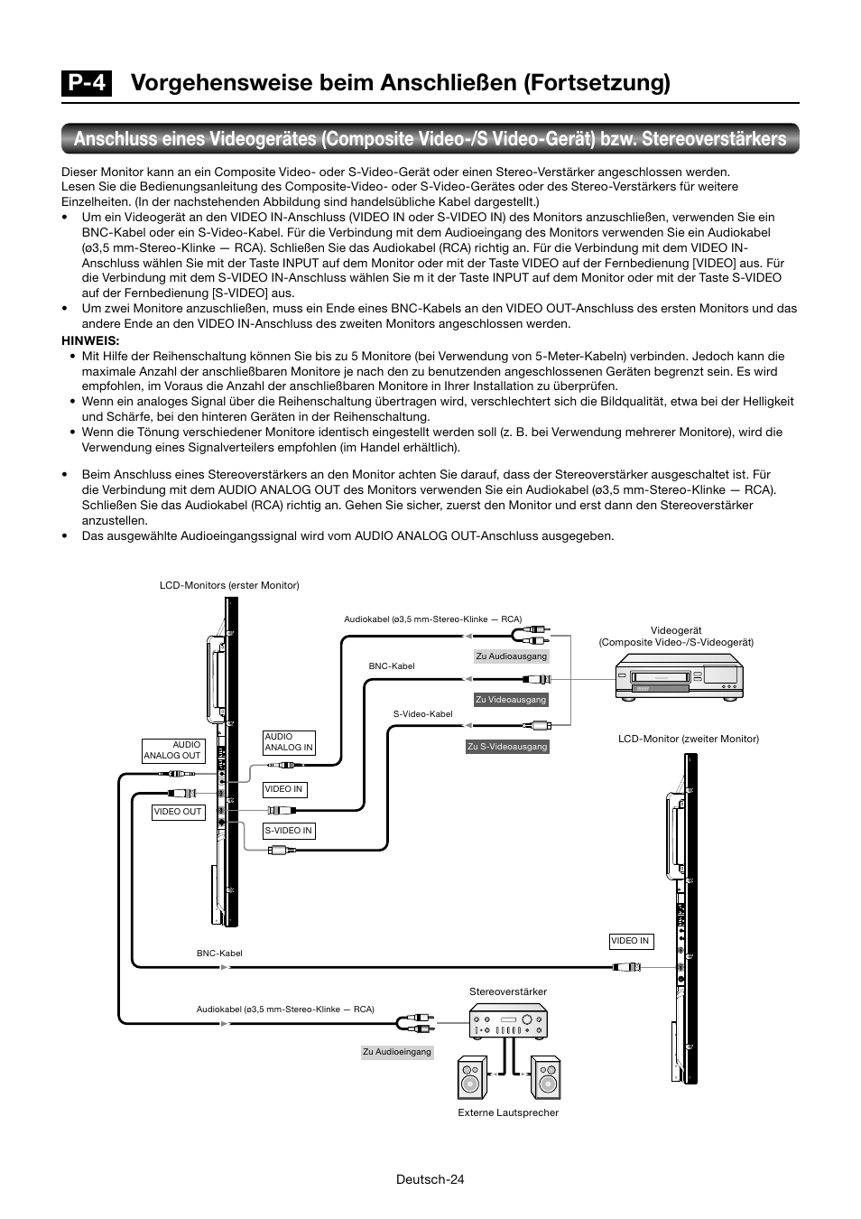 P-4 vorgehensweise beim anschließen (fortsetzung) | MITSUBISHI ELECTRIC MDT552S User Manual | Page 94 / 404