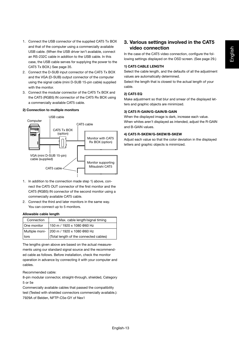 English | MITSUBISHI ELECTRIC MDT421S User Manual | Page 17 / 300