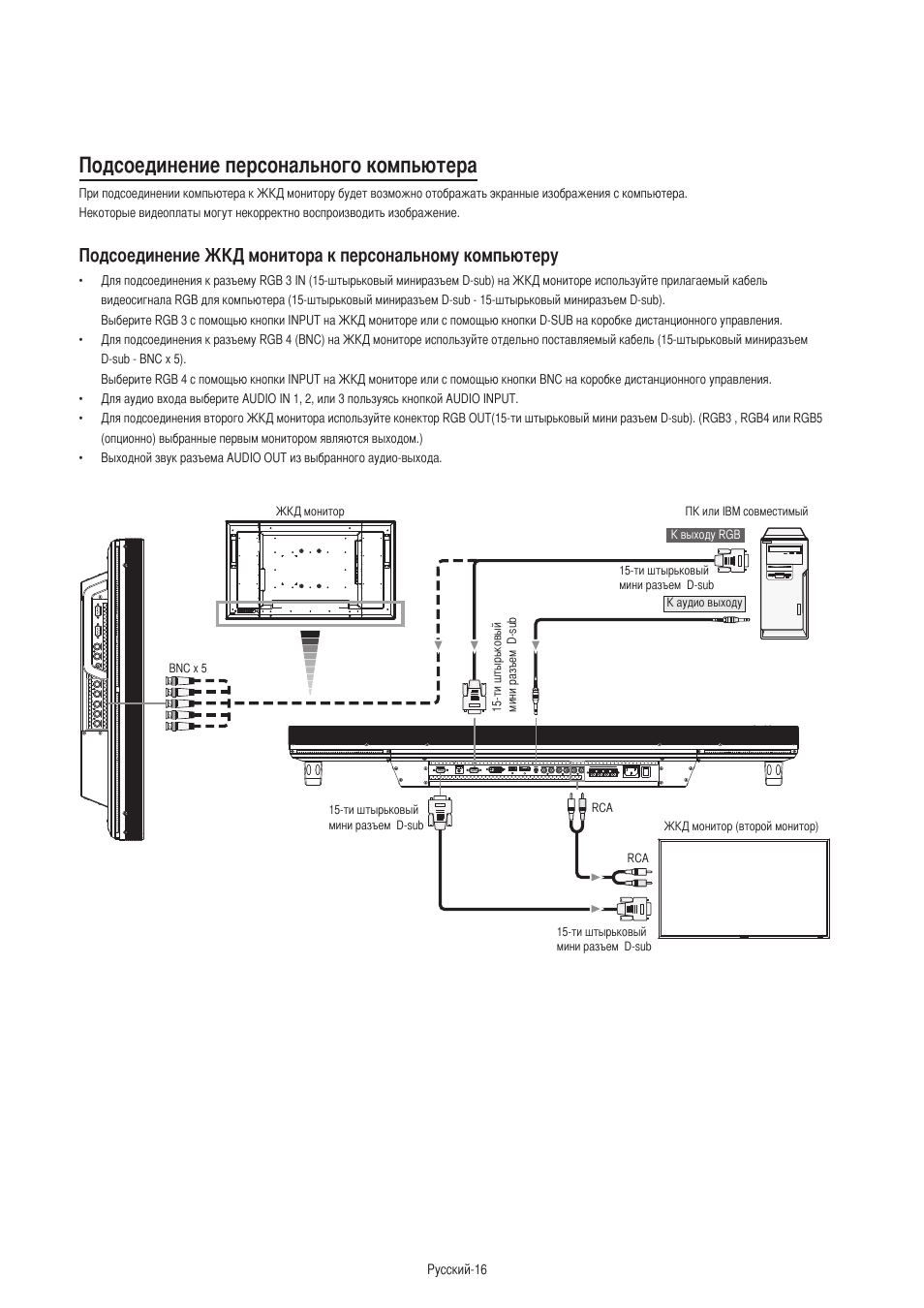 Подсоединение персонального компьютера | MITSUBISHI ELECTRIC MDT421S User Manual | Page 272 / 300