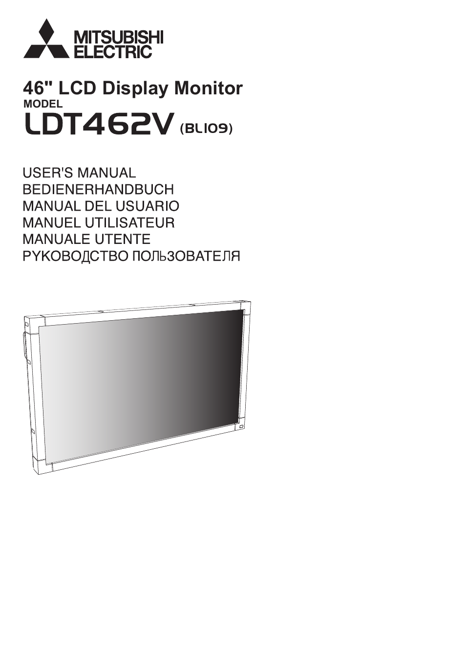 MITSUBISHI ELECTRIC LDT462V User Manual | 368 pages