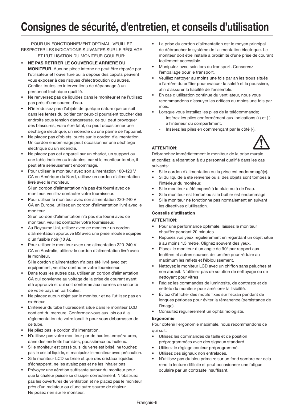 MITSUBISHI ELECTRIC LDT462V User Manual | Page 190 / 368