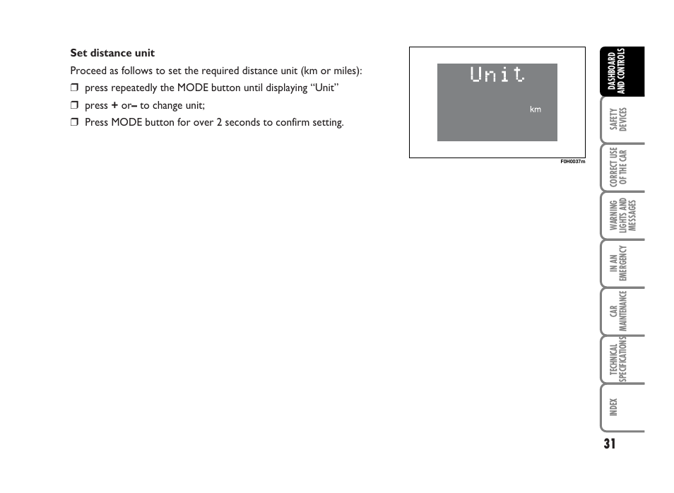 FIAT Idea User Manual | Page 32 / 314