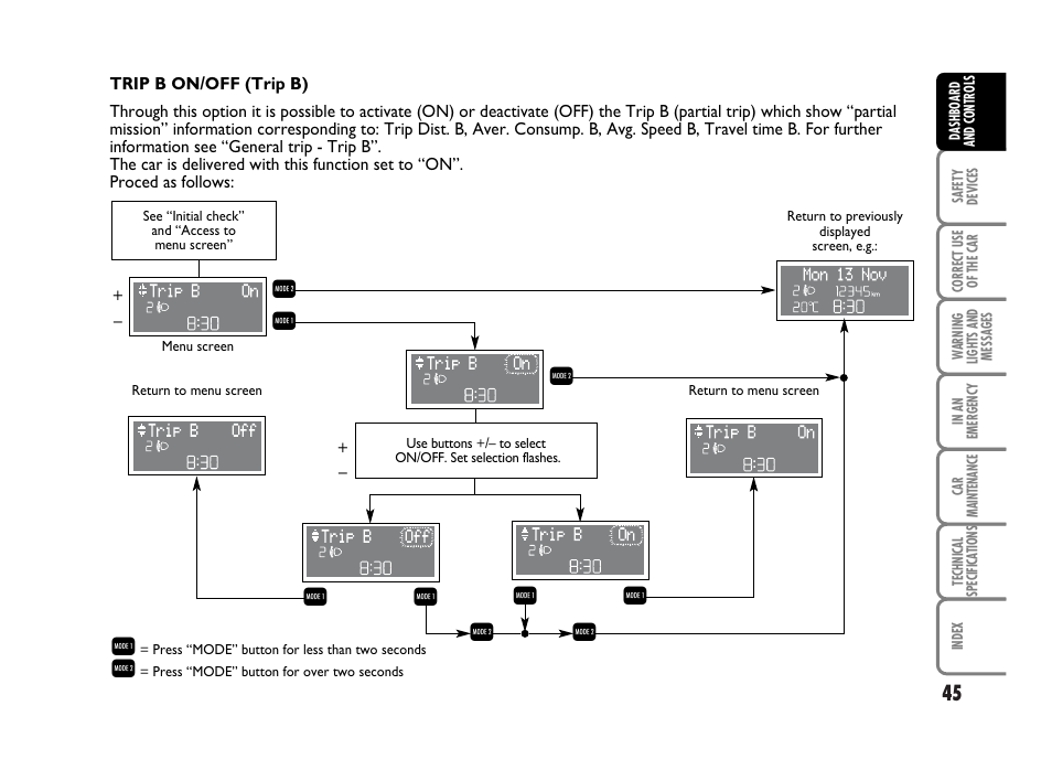 Rq q q q | FIAT Idea User Manual | Page 46 / 314