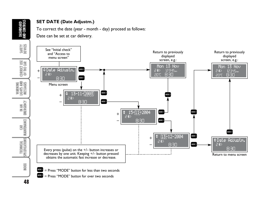 R q q, Rq q, Qr r | FIAT Idea User Manual | Page 49 / 314