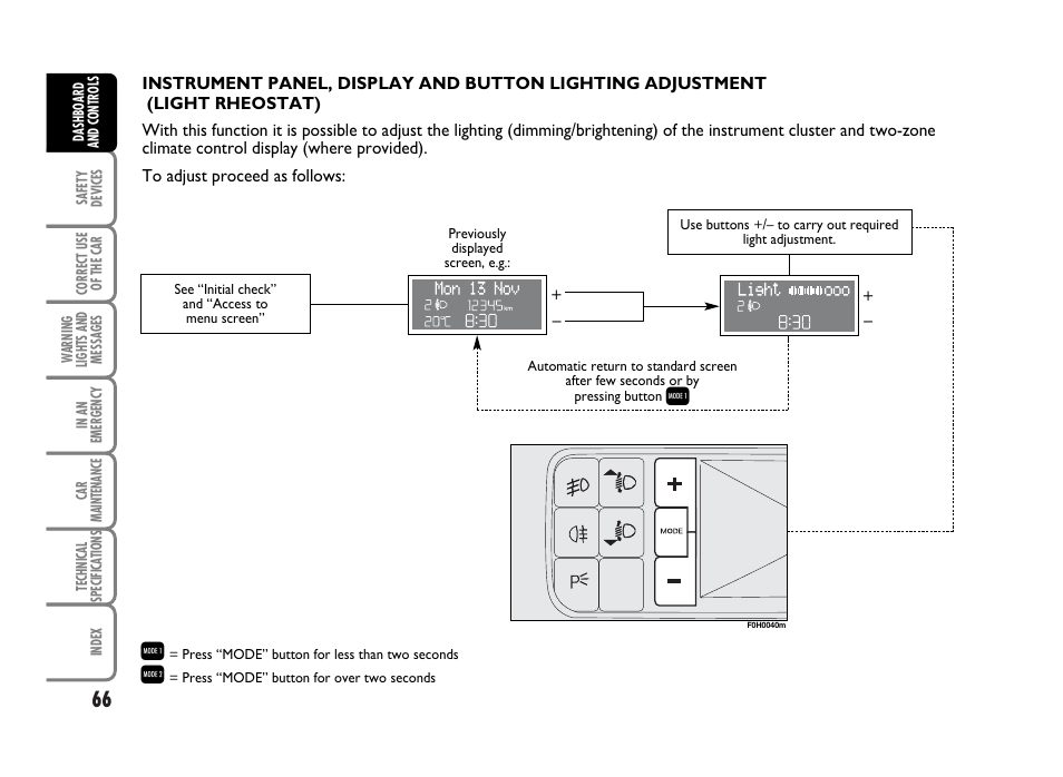 FIAT Idea User Manual | Page 67 / 314