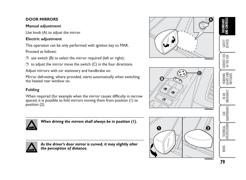 FIAT Idea User Manual | Page 80 / 314