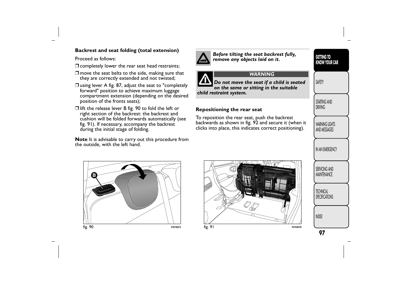 FIAT 500L User Manual | Page 101 / 348