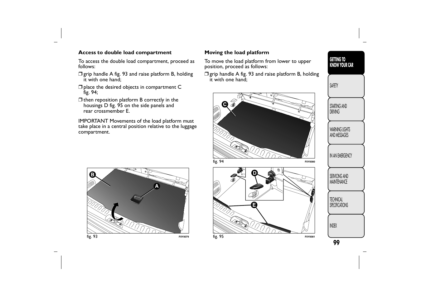 FIAT 500L User Manual | Page 103 / 348