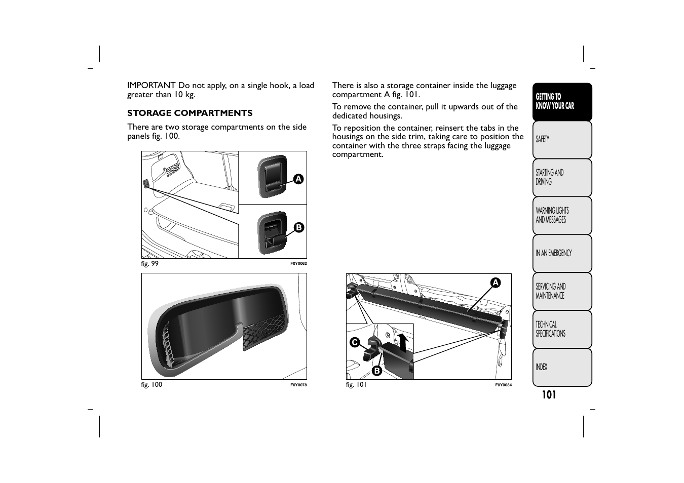 FIAT 500L User Manual | Page 105 / 348