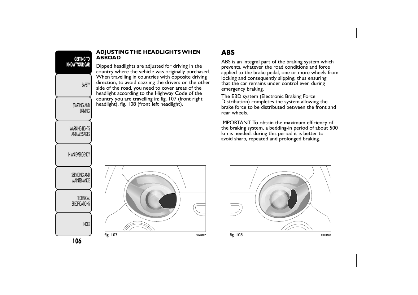 FIAT 500L User Manual | Page 110 / 348