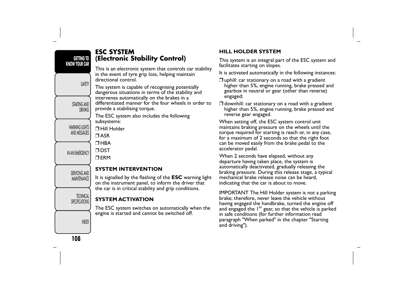 FIAT 500L User Manual | Page 112 / 348