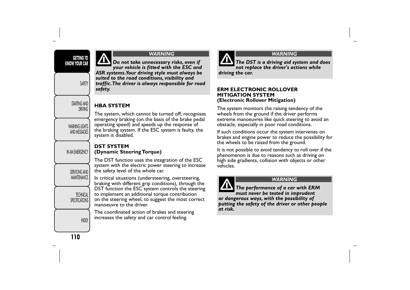 FIAT 500L User Manual | Page 114 / 348