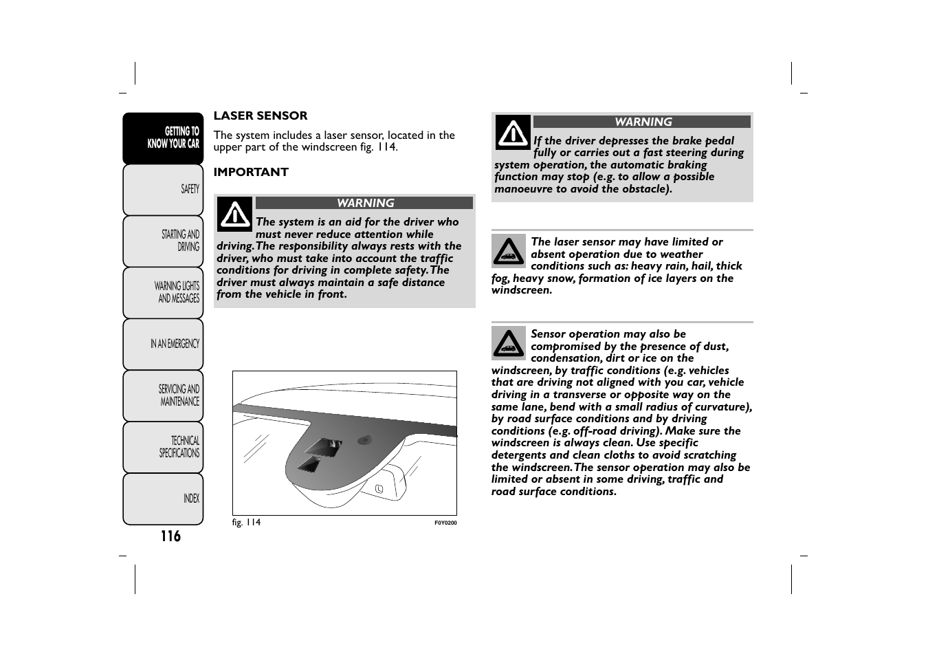 FIAT 500L User Manual | Page 120 / 348