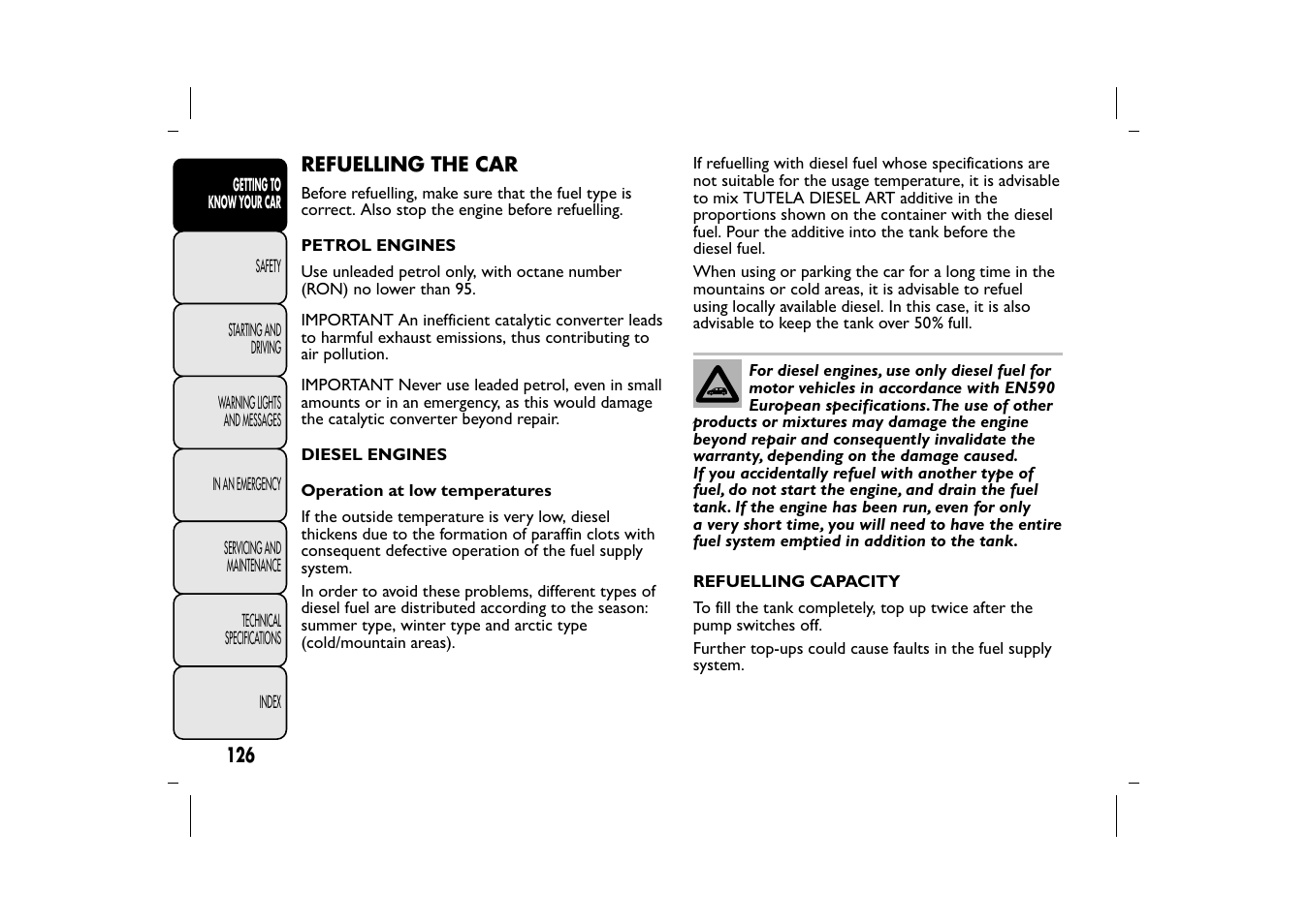 FIAT 500L User Manual | Page 130 / 348