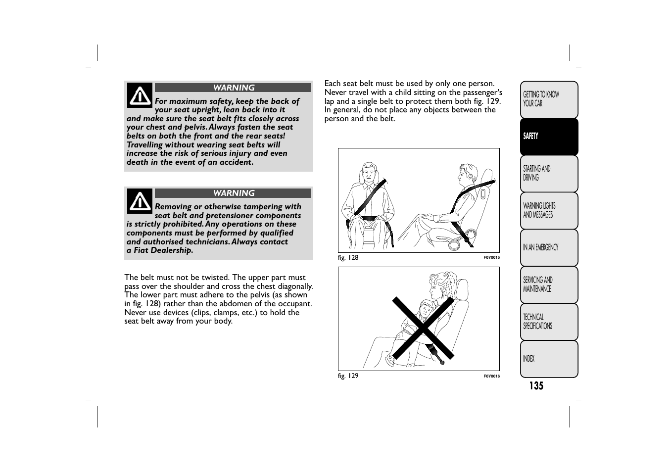 FIAT 500L User Manual | Page 139 / 348