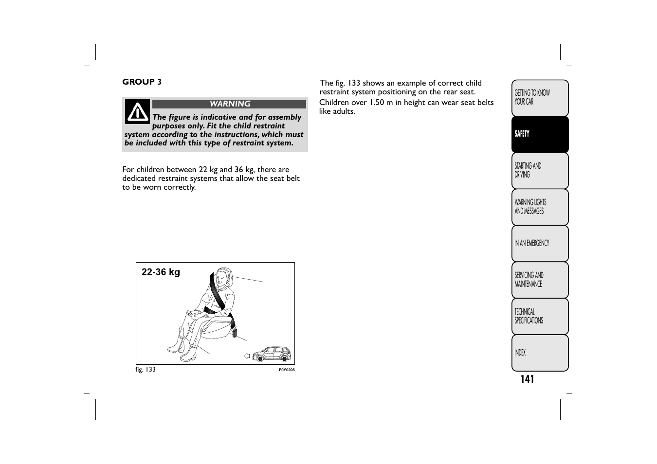 FIAT 500L User Manual | Page 145 / 348