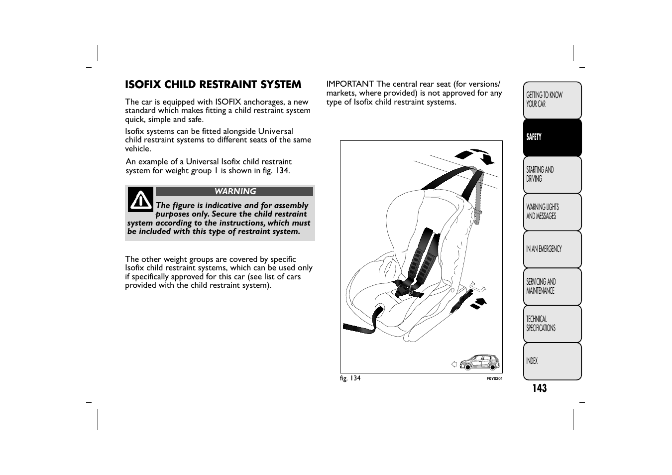 FIAT 500L User Manual | Page 147 / 348