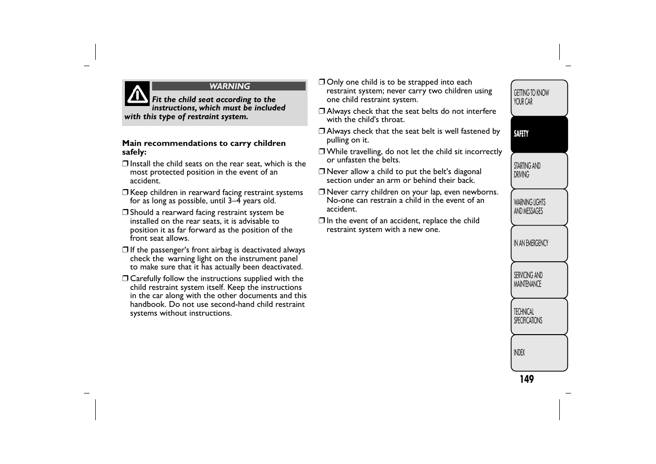 FIAT 500L User Manual | Page 153 / 348