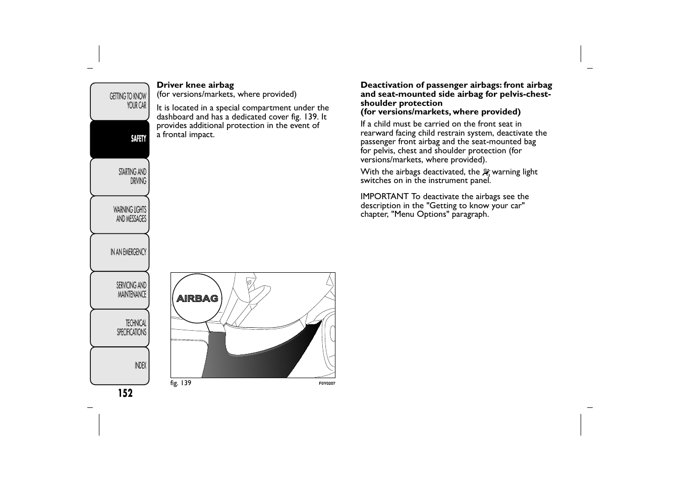 FIAT 500L User Manual | Page 156 / 348