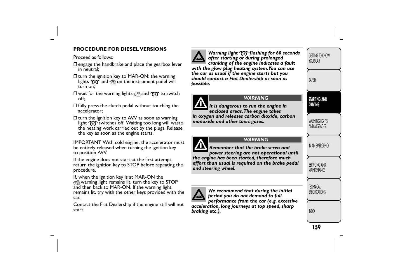 FIAT 500L User Manual | Page 163 / 348