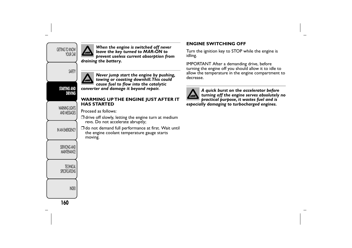 FIAT 500L User Manual | Page 164 / 348