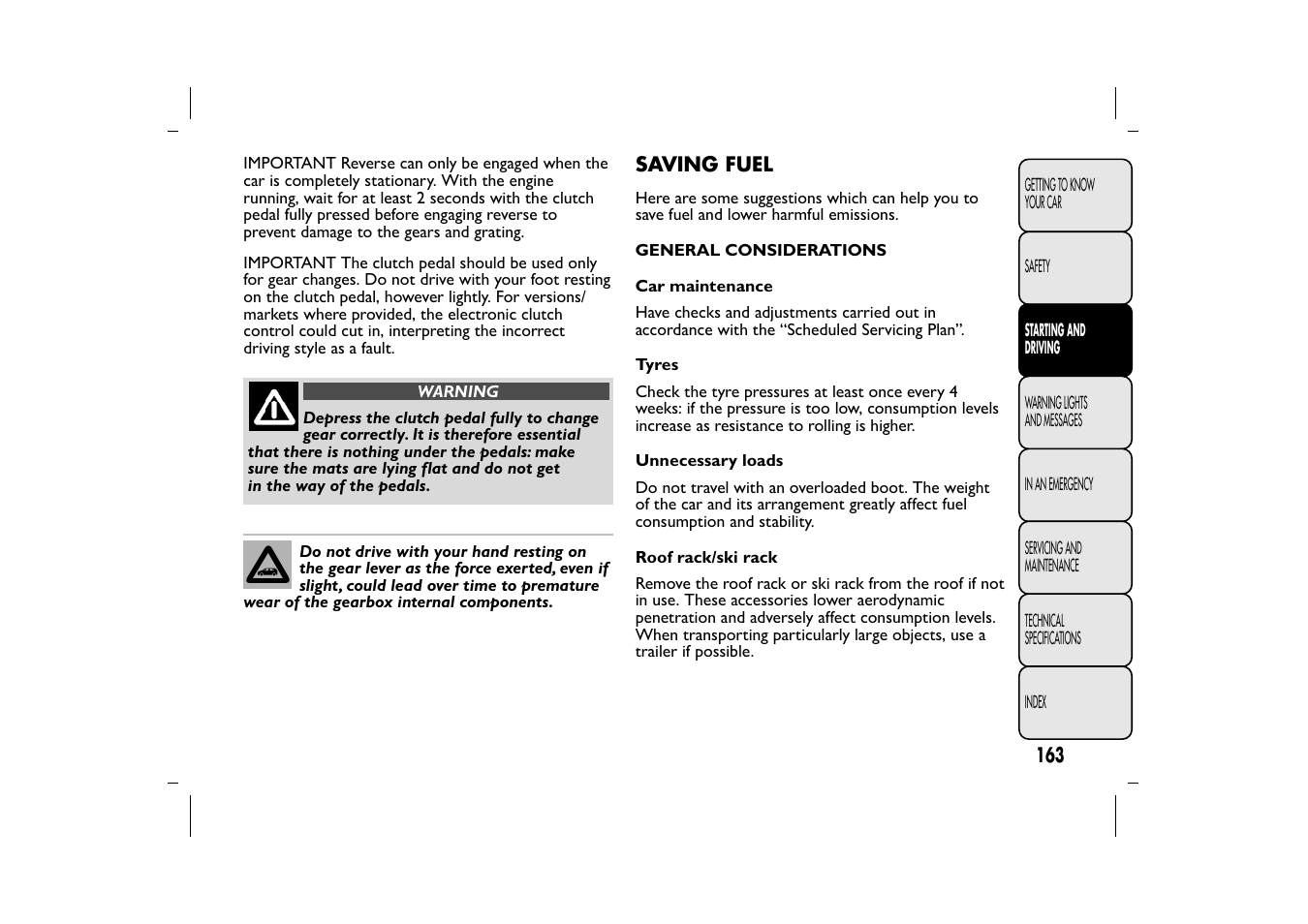 FIAT 500L User Manual | Page 167 / 348