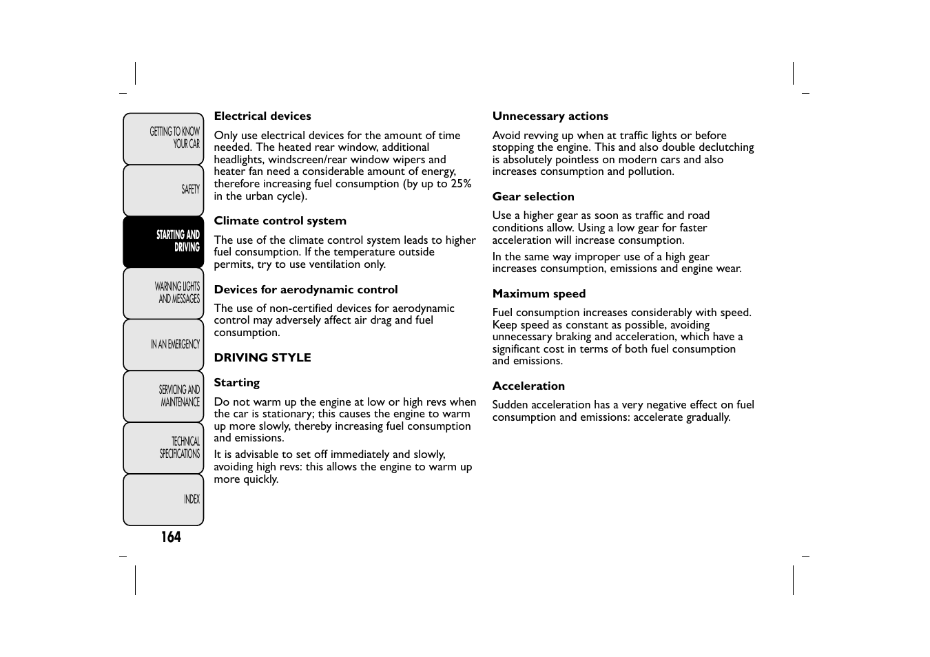 FIAT 500L User Manual | Page 168 / 348