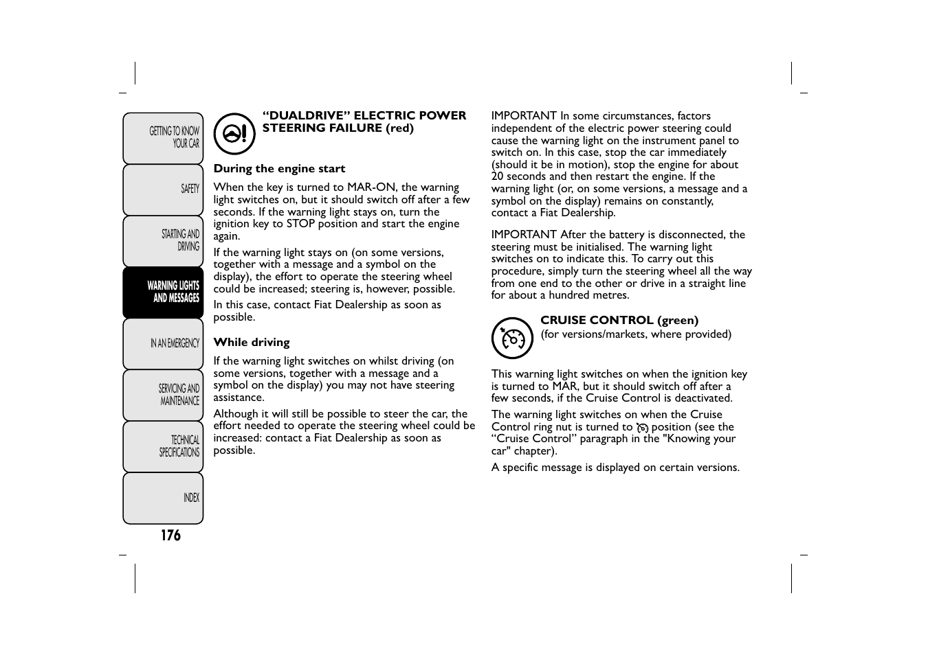 FIAT 500L User Manual | Page 180 / 348