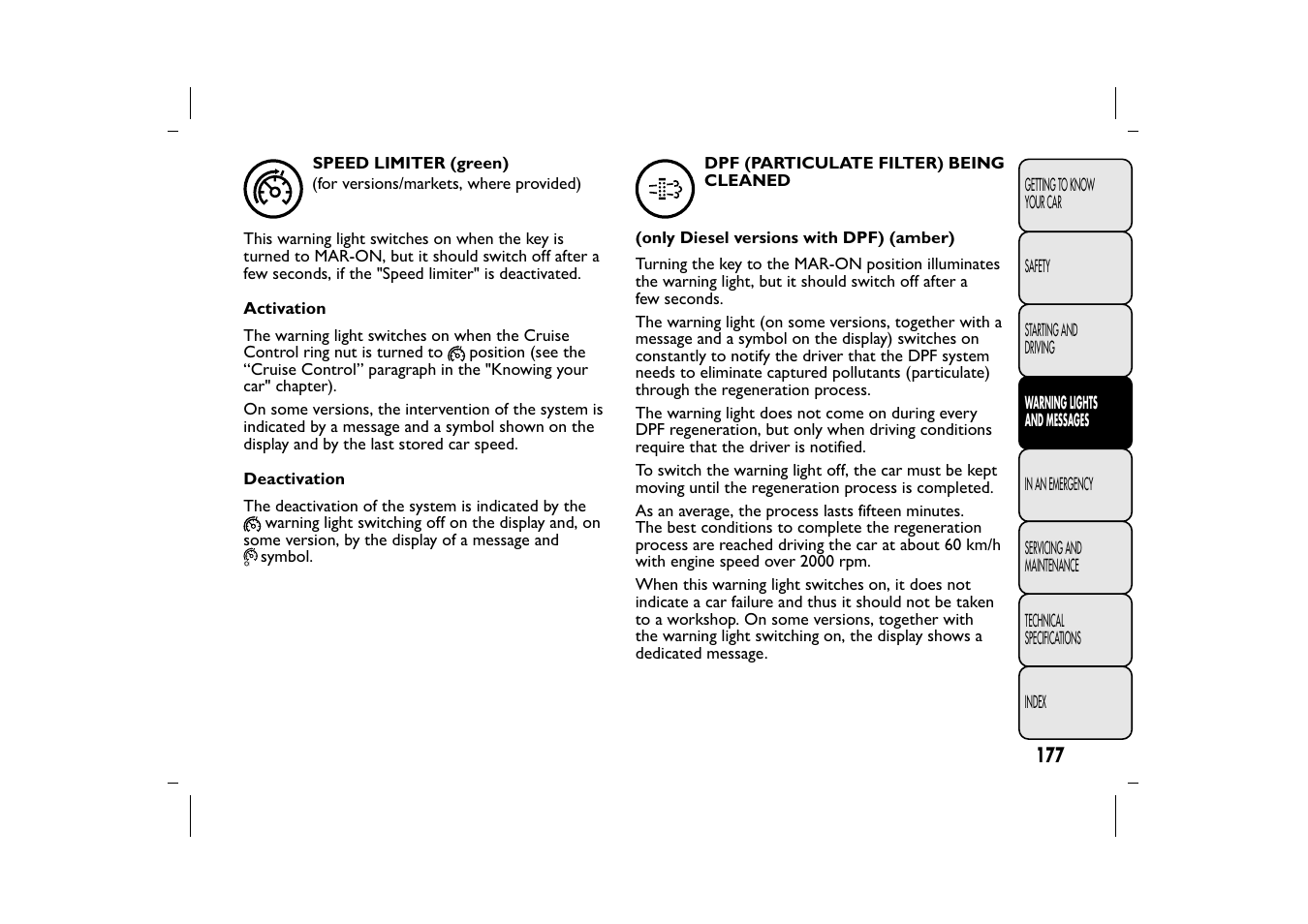 FIAT 500L User Manual | Page 181 / 348