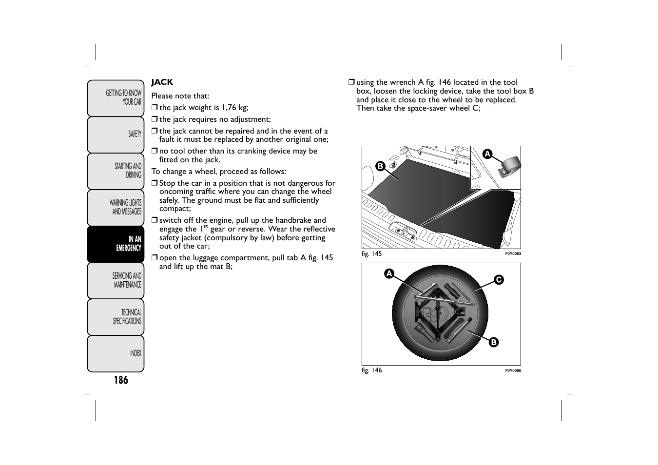 FIAT 500L User Manual | Page 190 / 348