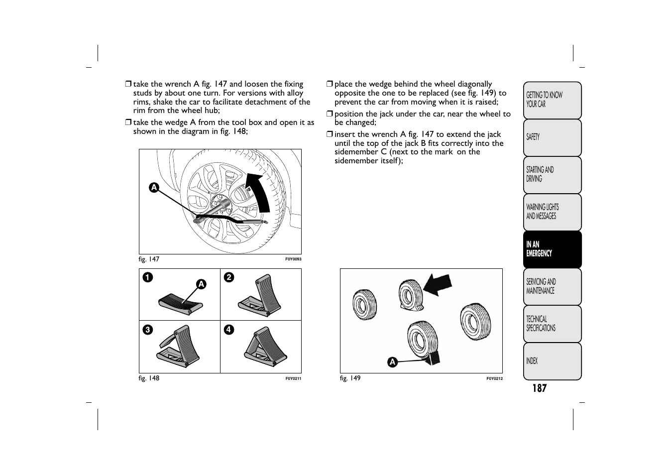 FIAT 500L User Manual | Page 191 / 348