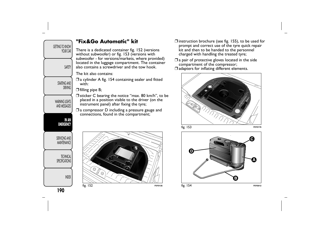 FIAT 500L User Manual | Page 194 / 348