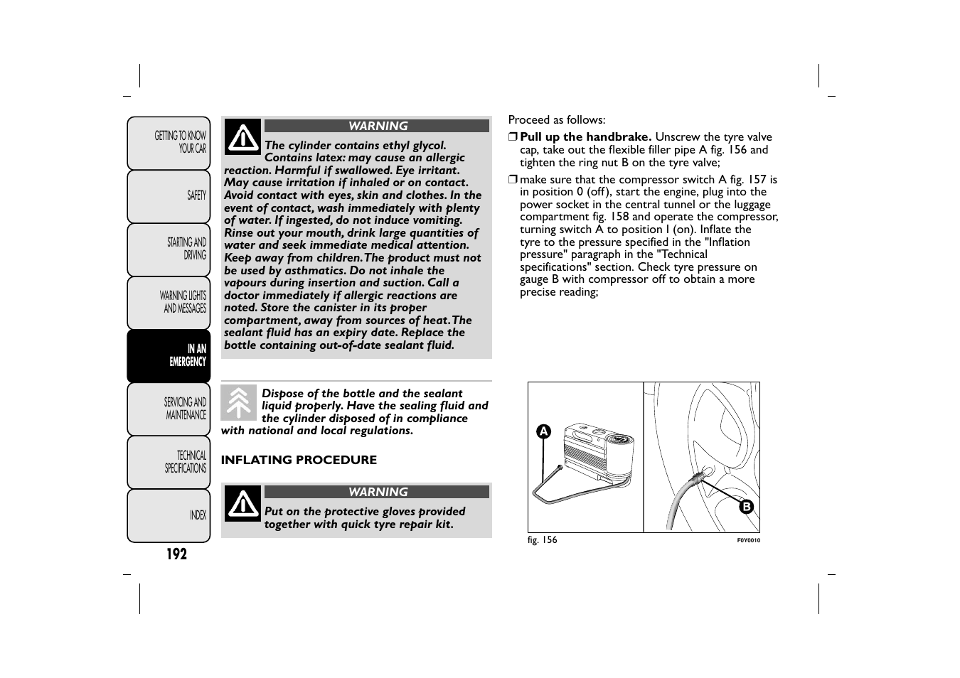 FIAT 500L User Manual | Page 196 / 348