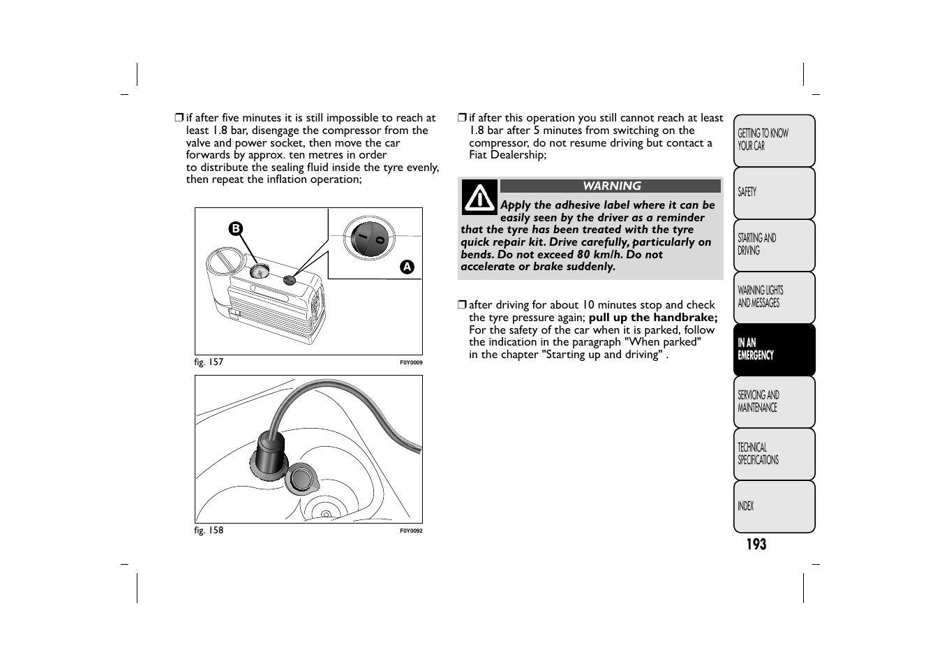 FIAT 500L User Manual | Page 197 / 348