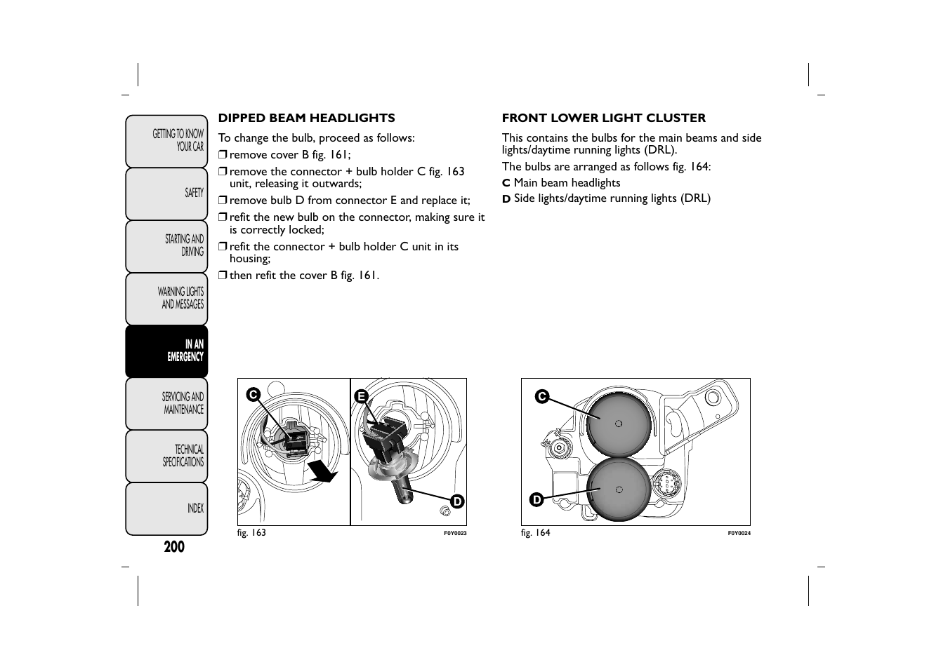 FIAT 500L User Manual | Page 204 / 348