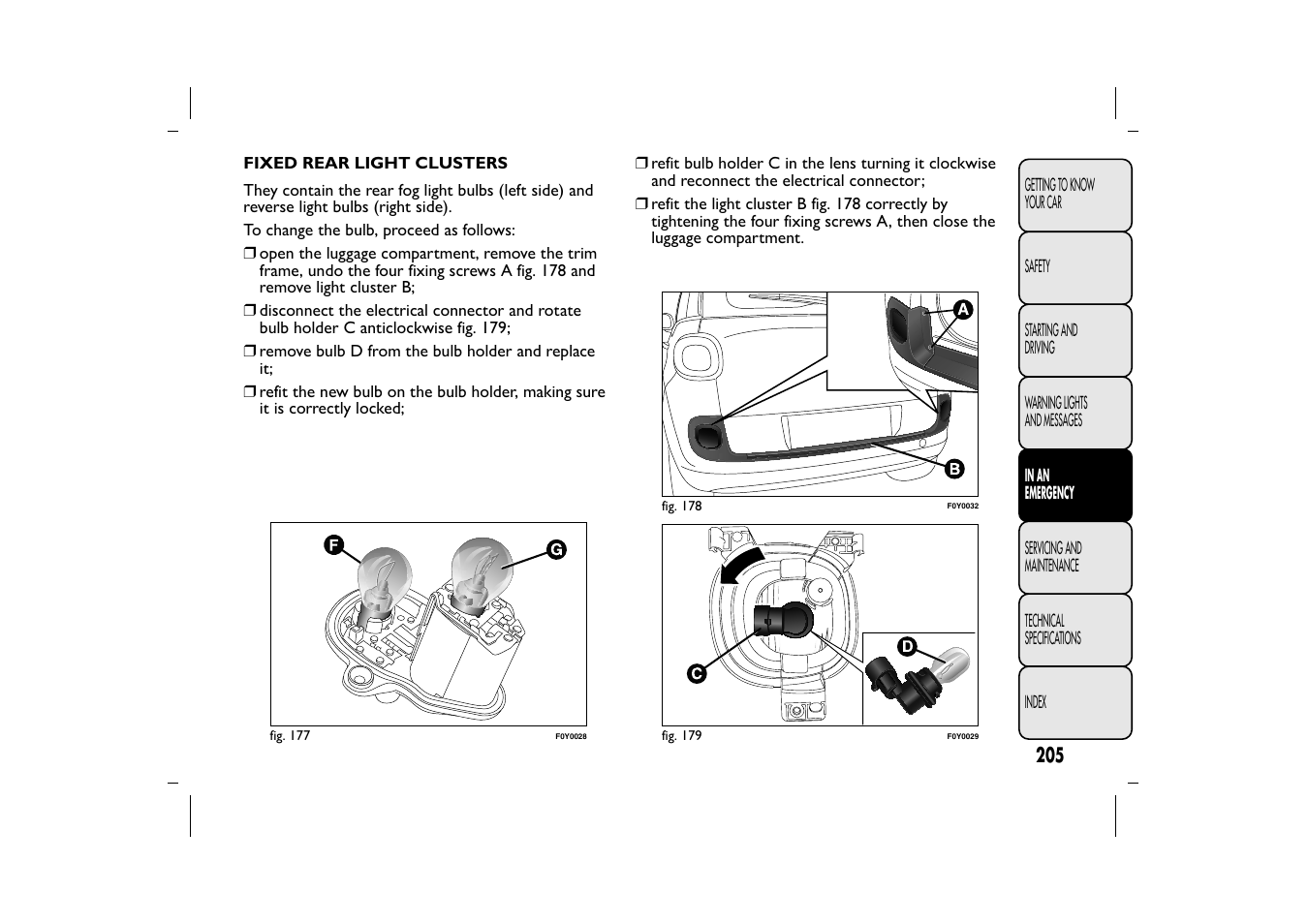 FIAT 500L User Manual | Page 209 / 348