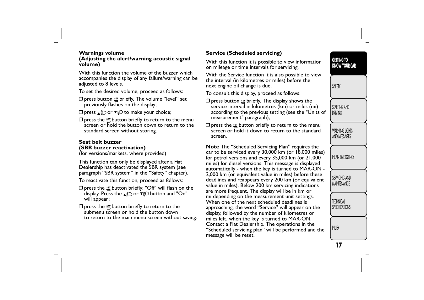 FIAT 500L User Manual | Page 21 / 348