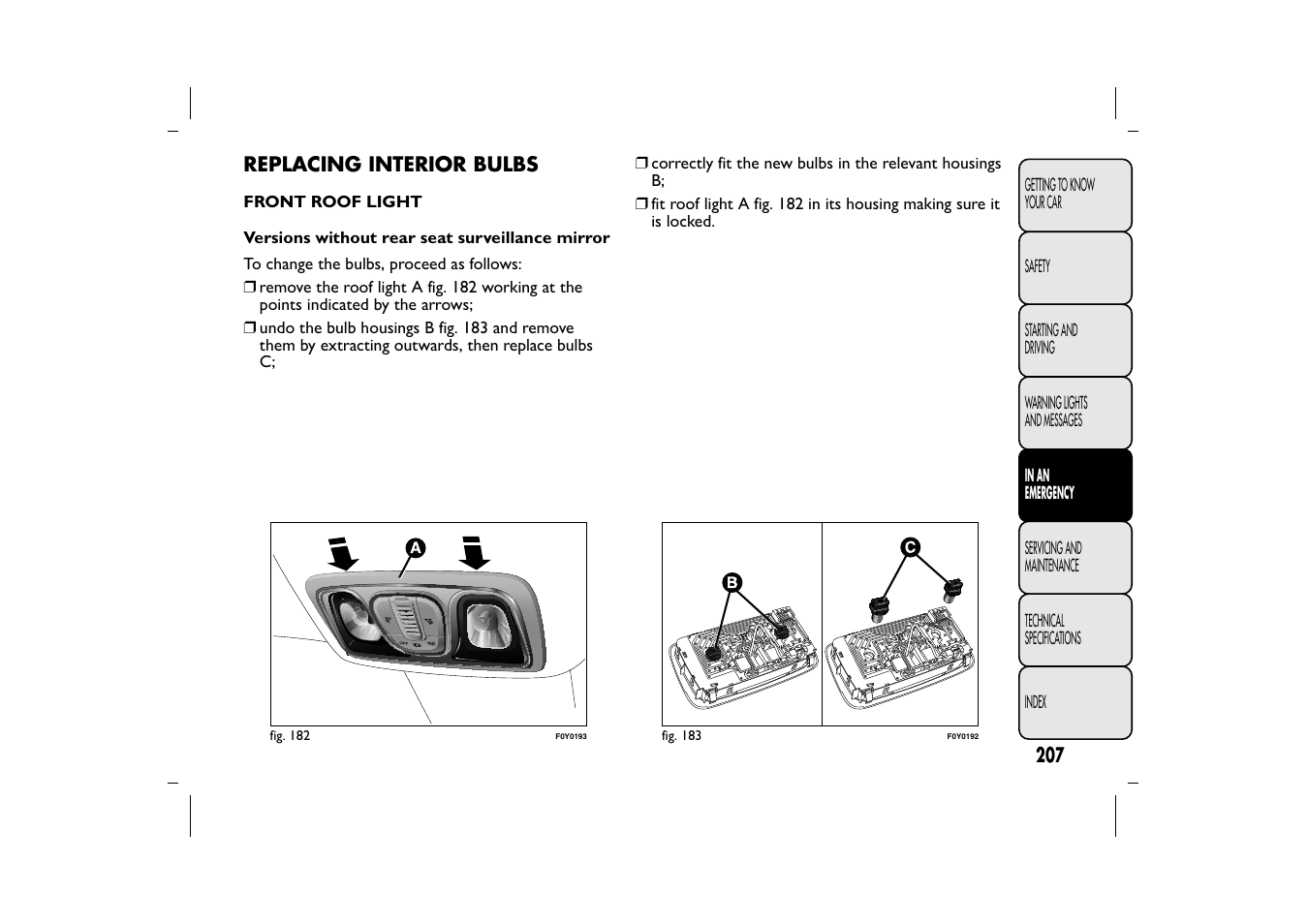 FIAT 500L User Manual | Page 211 / 348